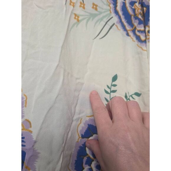 Z & L Europe Viscose Boho Bohemian Flowy Floral Festival Top O/S - Picture 7 of 9